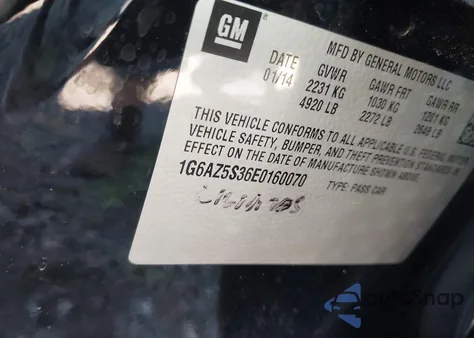 2014 Cadillac Cts Premium from USA, damaged, VIN 1G6AZ5S36E0160070